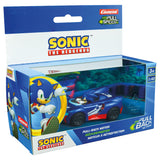 Sonic pull back auto team racing - blauw