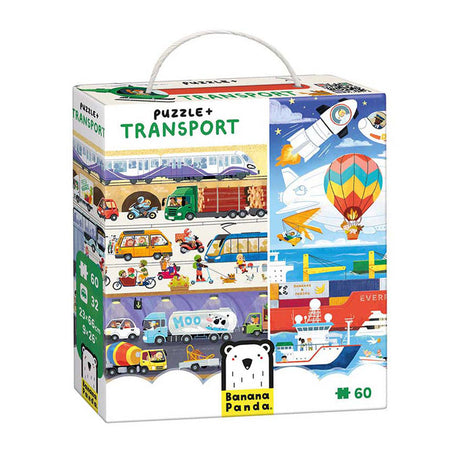 Banana panda - puzzel transport - 24st.