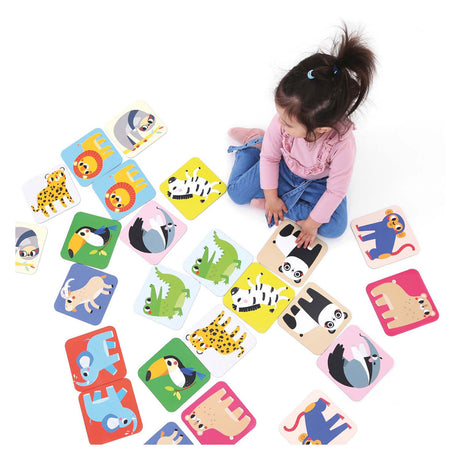 Banana panda - grote memory spel wilde dieren - 24st.