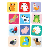 Banana panda - groot memo spel boerderijdieren - 24st. xxl