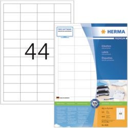 Merkloos sans marque herma prem. etiketten 48,3x25,4 200 vel din a4 8800 stuks 4608