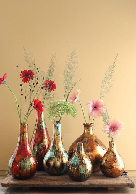 Ideas 4 seasons dazzle vaas koper goud ø13x35cm