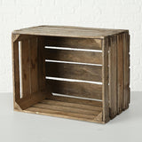 Boltze home veilingkist lea hout 50x40x30cm
