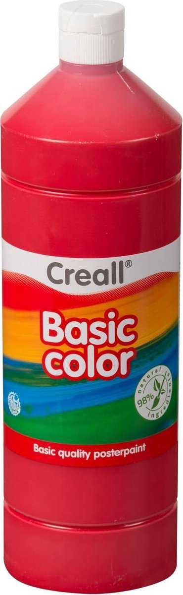 Creall plakkaat verf - licht rood - 1000ml