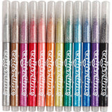 Colortime https: www.cchobby.nl -glitterstiften-lijndikte-2-mm-diverse-kleuren-12-stuk-1-doos