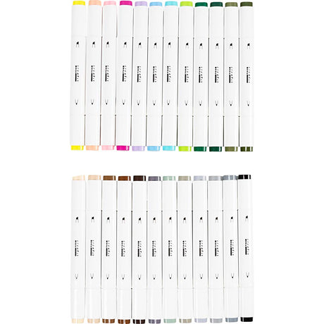 Creativ company https: www.cchobby.nl tekenstift-lijndikte-1-8-mm-pastelkleuren-standaardkleuren-24-stuk-1-doos
