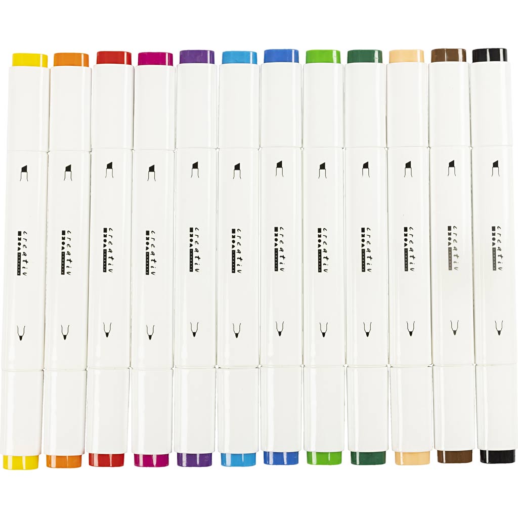 Creativ company http: www.cchobby.nl tekenstift-lijndikte-1-8-mm-standaardkleuren-12-stuk-1-doos