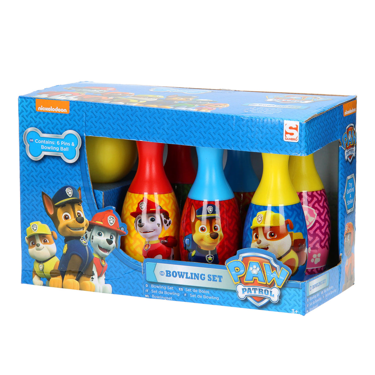 Sambro bowlingset paw patrol, 7dlg.