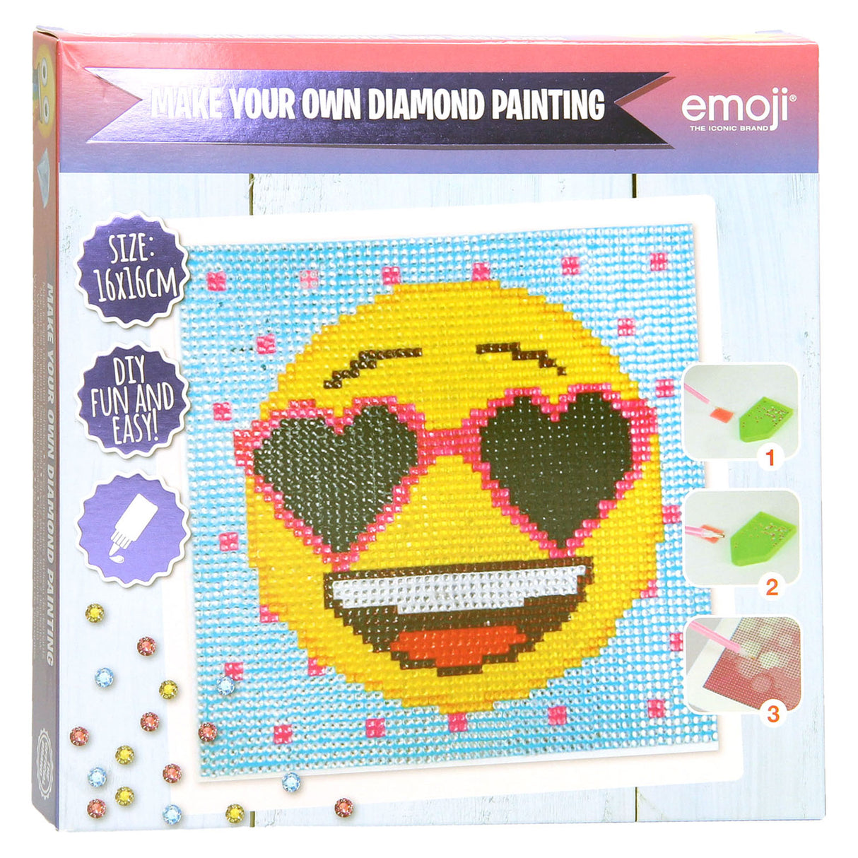 Sambro emoji diamond painting - glasses