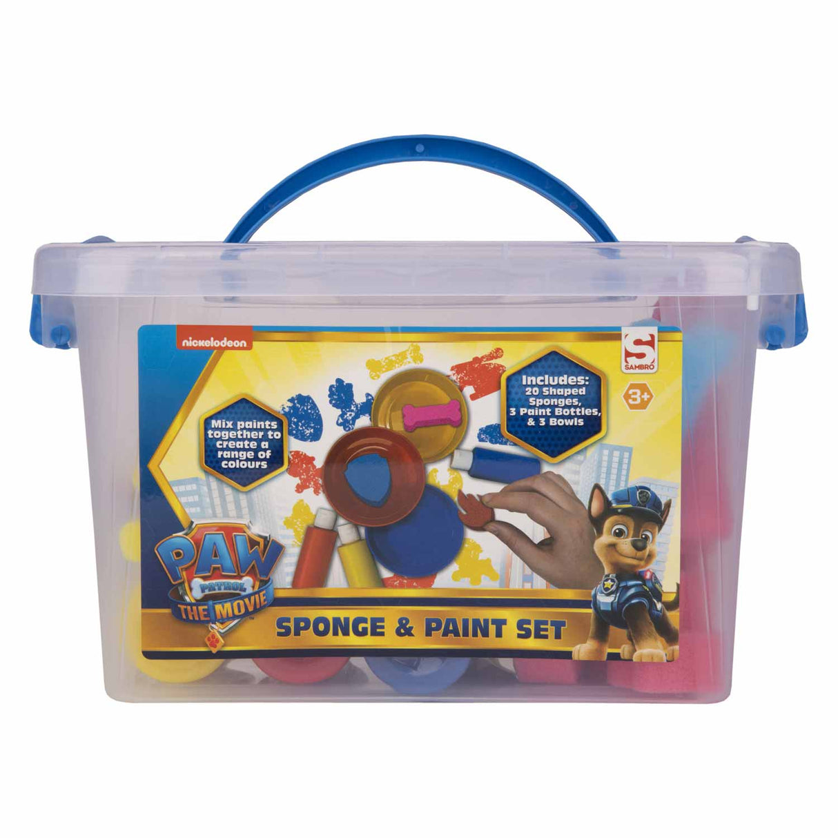 Sambro knutselbox paw patrol schilderen stempelen