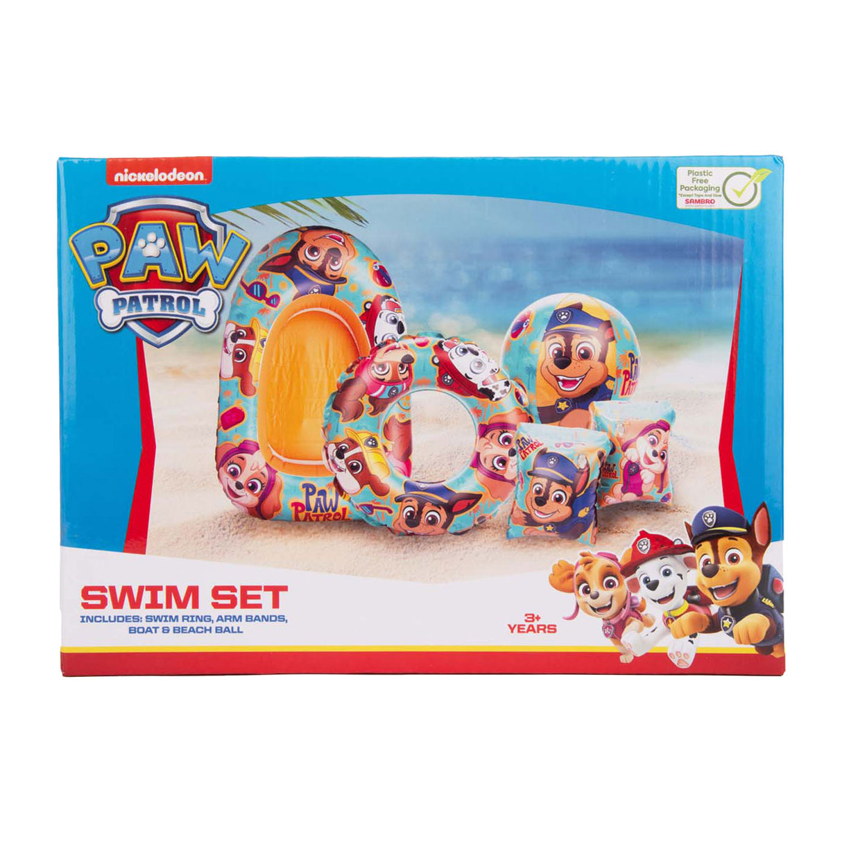 Paw Patrol Zwemset met Boot, 5dlg.