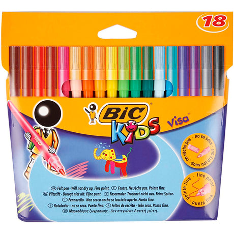 Https: www.cchobby.nl bic-visa-fijne-kleurstiften-lijndikte-1-6-mm-diverse-kleuren-18-stuk-1-doos