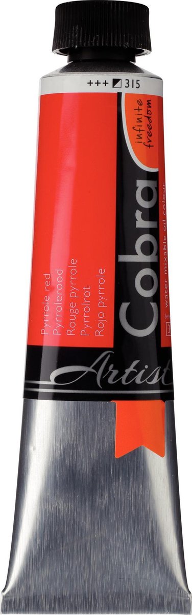 Cobra olieverf - #315 pyrrolerood - artitst - 40ml