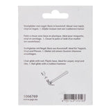 Mack 1066769 - stoelglijder nagel kunststof zwart ø 25 mm 8 st pcs | 6 stuks