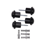 Mack 1069379 - deurstop cilindermodel zwart ø 20h30 mm 4 st pc | 6 stuks