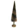 Mansion atmosphere beeld boompje groen wit 10x31cm