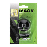 Mack 1069024 - deurstop halvemaan zwart ø 44 mm 1 st pc | 6 stuks