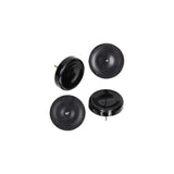 Mack 1066770 - stoelglijder nagel kunststof zwart ø 28 mm 4 st pcs | 6 stuks