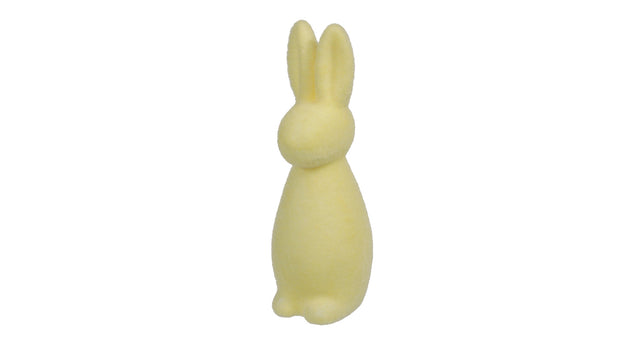 Pc. 1 flock rabbit standing light yellow 20 cm