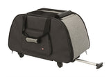 Trixie reismand trolley zwart lichtgrijs