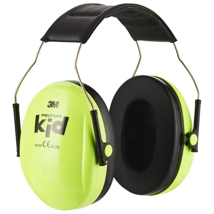 3m 1062067 - peltor kid gehoorkap h510ak neongroen (87-98 db) | 1 stuks