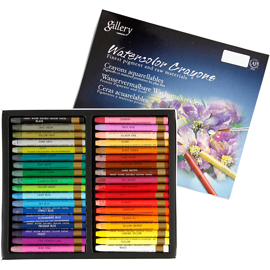 Creativ company https: www.cchobby.nl aquarelkrijt-l-9-3-cm-diverse-kleuren-36-stuk-1-doos