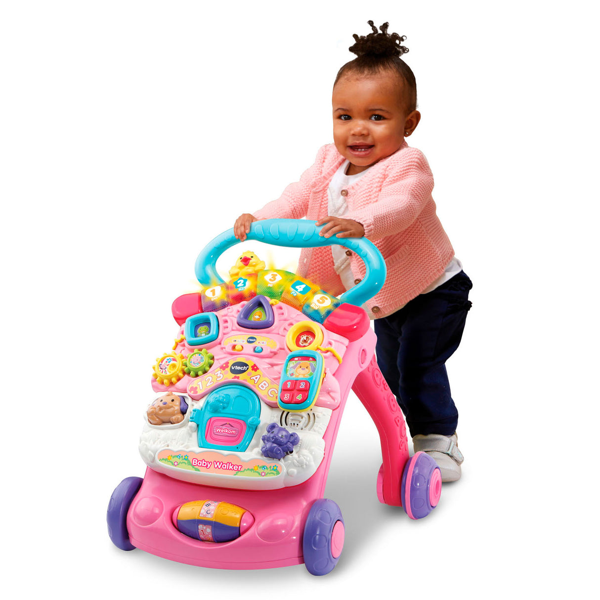 VTech Baby roze loopwagen