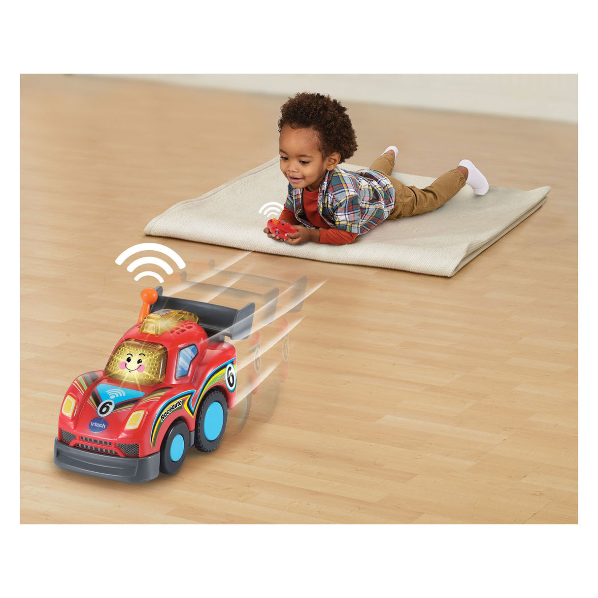 Vtech speelgoedauto rick rc raceauto - interactief kinderspeelgoed.