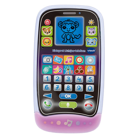 Vtech educatief speelgoed kletspret lichtjes-telefoon multicolor.