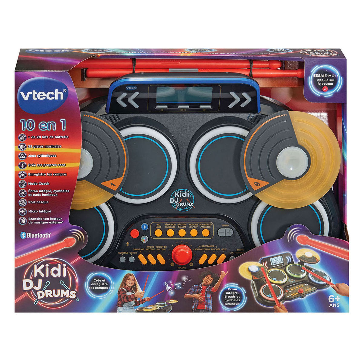 Vtech kidi dj drums 10-in-1 drumstel
