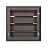 Renson 1062415 - skin opbouw dampkaprooster alu433 (173x173) structuur 7016 | 2 stuks