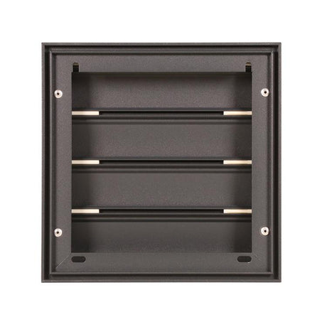 Renson 1062415 - skin opbouw dampkaprooster alu433 (173x173) structuur 7016 | 2 stuks
