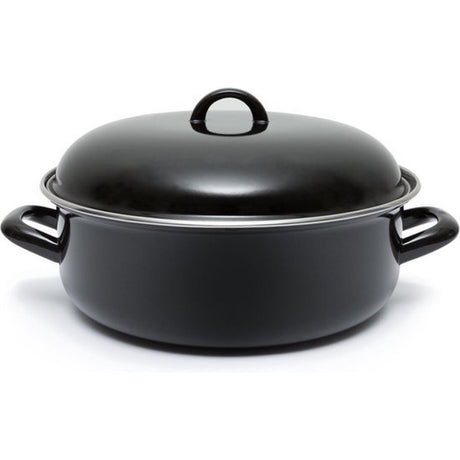 Overige merken casalupo emaille braadpan 22 cm zwart