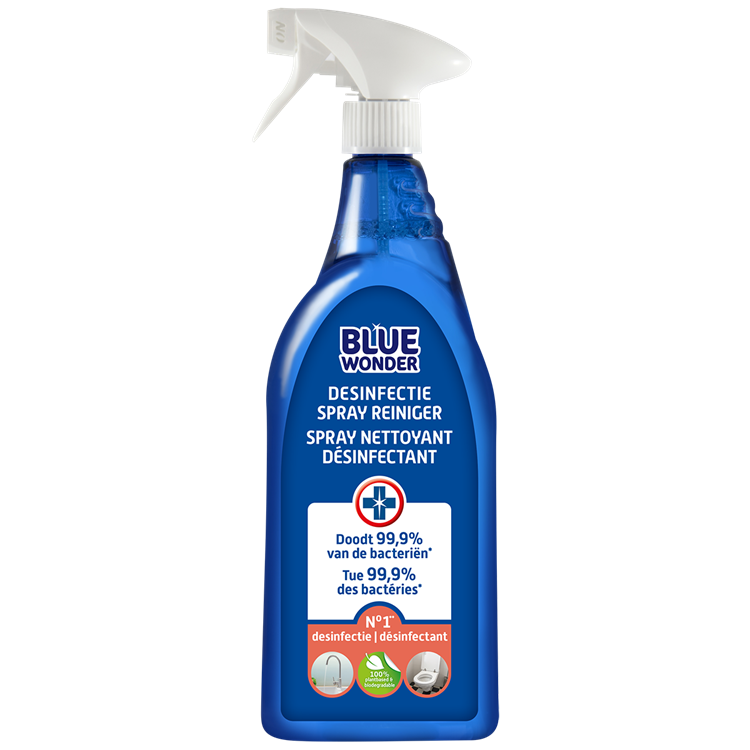 Blue wonder 1071560 - bw desinfectie spray reiniger | 6 stuks