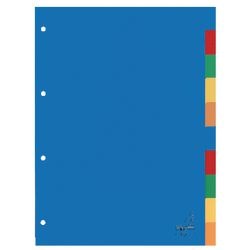 Gekleurde tabbladen kangaro a410 pp a4 120 micron 10- delig 4gaats