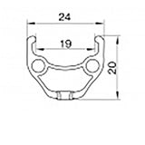 2.19 trekking rear wheel