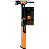 Fiskars isocore - timmermanshamer - l - schokabsorberend - magnetische nagelhouder