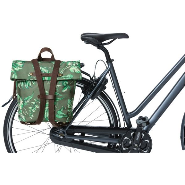 Basil Ever-Green fietsrugzak beige 14-19L