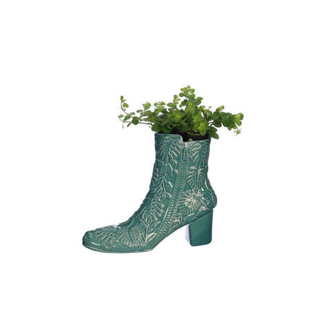Ideas 4 seasons vaas bootie petrol ã˜7x22x19cm