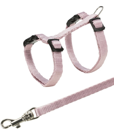 Trixie Kittentuig met riem assorti