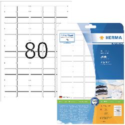 Merkloos sans marque herma etiketten wit 35.6x16.9 premium a4 2000 st.
