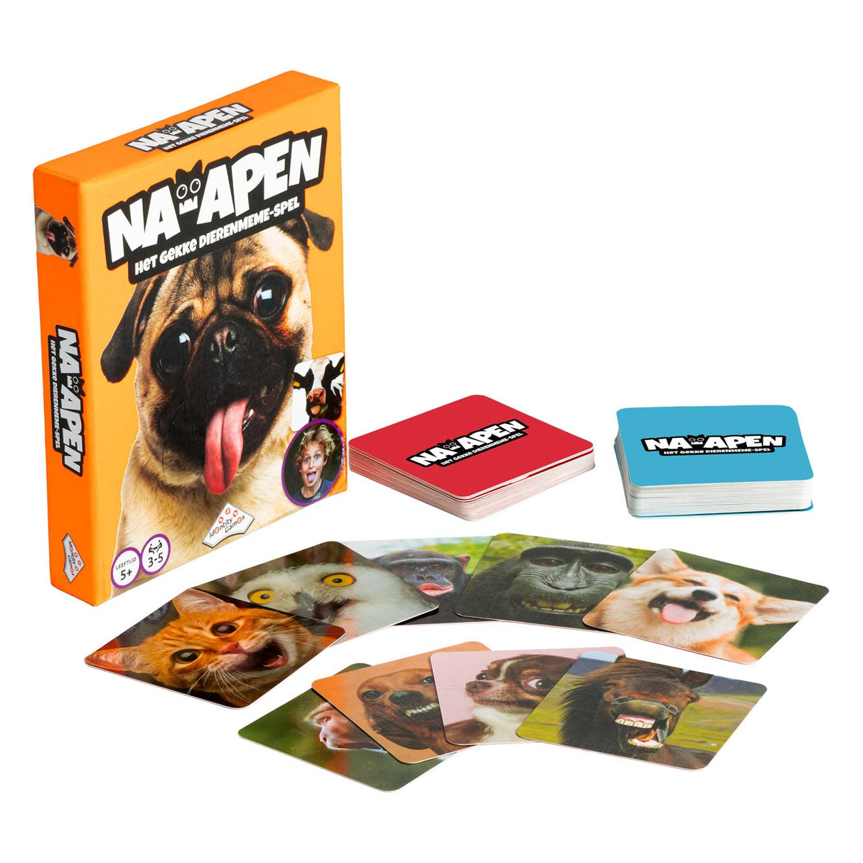 Identity Games Na-Apen Gekke Dieren Meme Spel