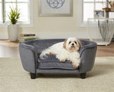 Enchanted pet Enchanted hondenmand sofa coco donkergrijs