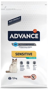 Advance Cat sterilized sensitive salmon