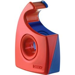 Tapedispenser tesa easy cut® rood blauw plastic