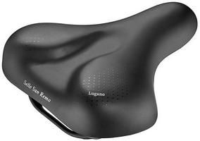 Zadel Selle San Remo Lugano Vacuum Handgreep Zwart (Kaart)