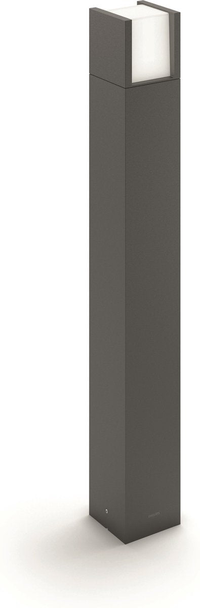 Philips led philips arbour sokkellamp voor buiten - warmwit licht - groot