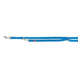 Trixie hondenriem premium dubbelgestikt verstelbaar royal blauw