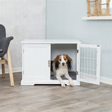 Trixie Bench Home Kennel Dog Cat Wäiss