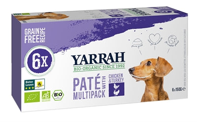 Yarrah Dog alu pate multipack chicken turkey